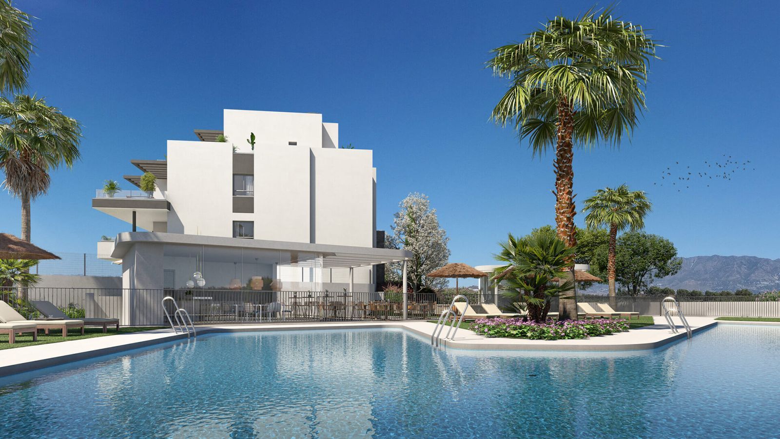 07 modern poolside villa